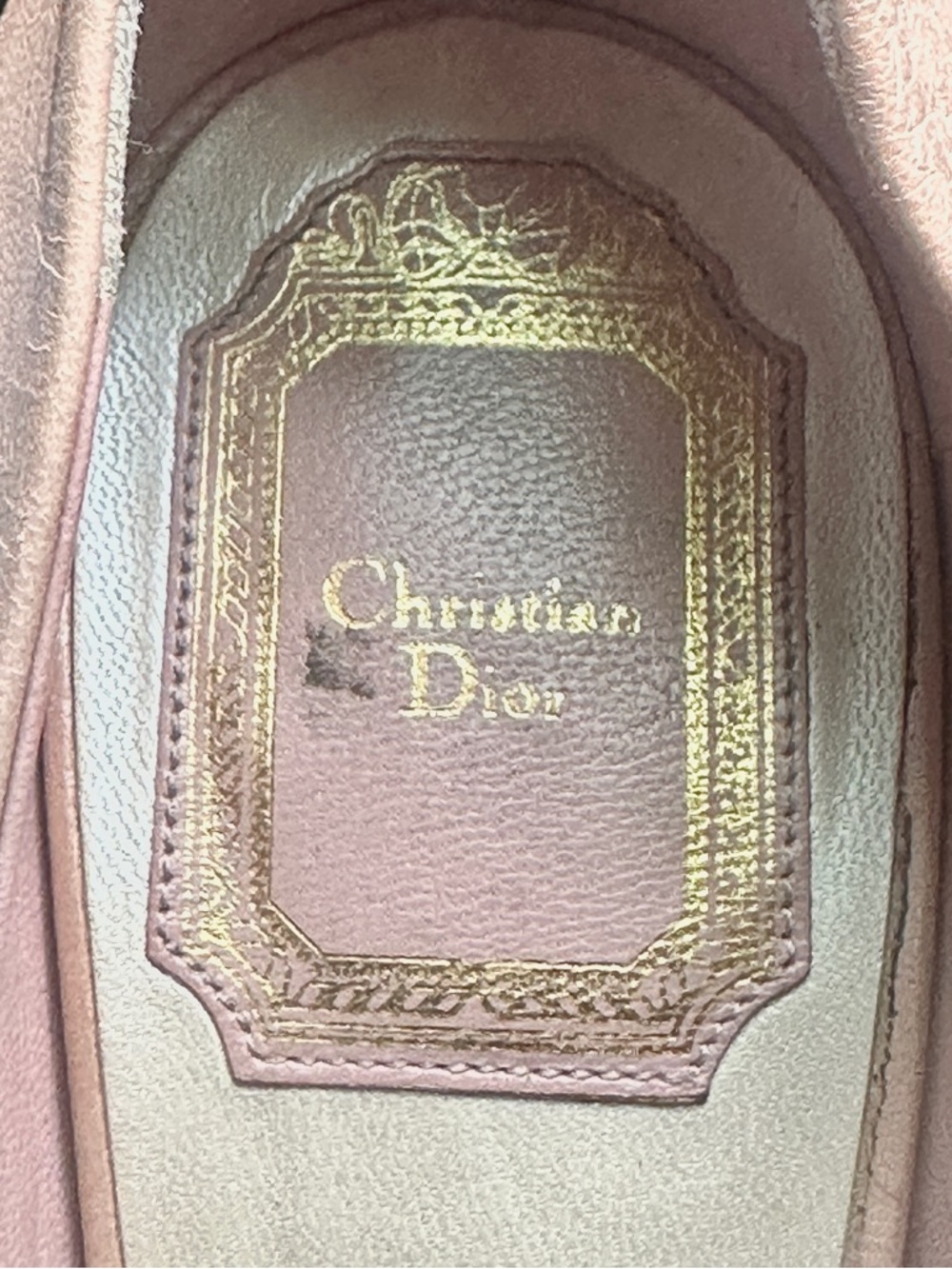 Dior Beige Leather Pointed Toe Pumps - Picture 7 of 8
